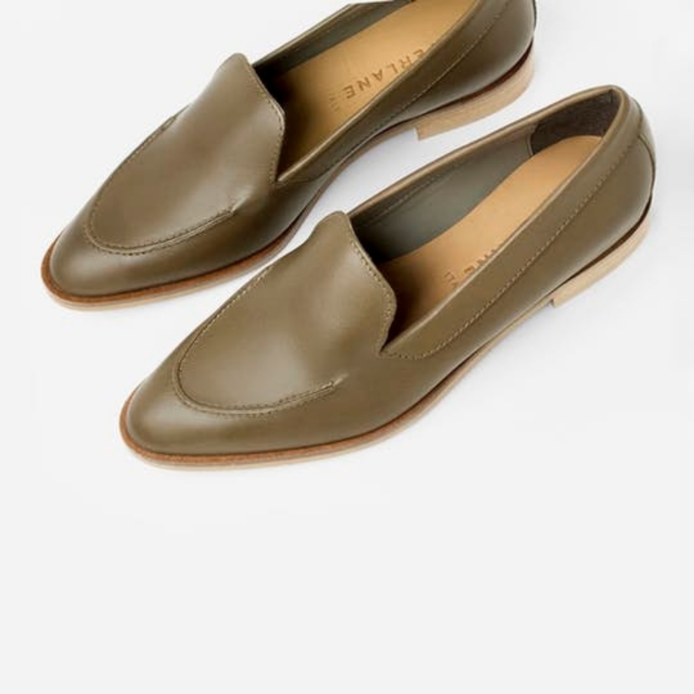 Everlane The Modern Loafer in Olive